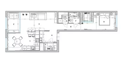 Taobh istigh geal de árasán nach n-aithníonn tú ikea (cé go bhfuil sé ann) 2575_39