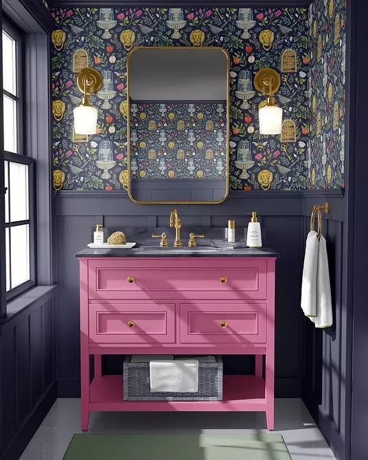 How to use purple in the design of the bathroom and do not regret: tips and 53 photos 2578_26