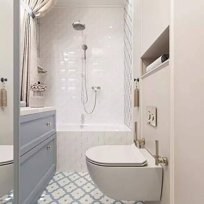 6 budgetideeën voor het ontwerp van de badkamer, waardoor het interieur visueel duurder maakt 2587_28