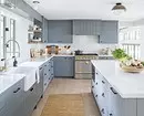 طراحی آشپزخانه مستطیل شکل: چگونه حداکثر هر منطقه را فشار دهید 2607_131