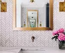 Eleganta kaj bela: Mozaiko en la dezajno de la banĉambro (66 fotoj) 2724_10