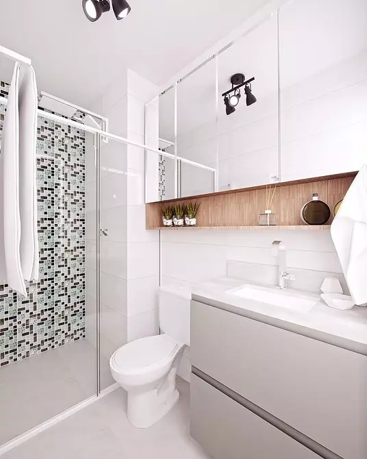Elegant i bonic: mosaic en el disseny del bany (66 fotos) 2724_115