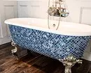 Кыш һәм матур: ванна дизайнында мозаика (66 фото) 2724_125