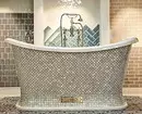 Elegantiškas ir gražus: mozaika vonios kambaryje (66 nuotraukos) 2724_50