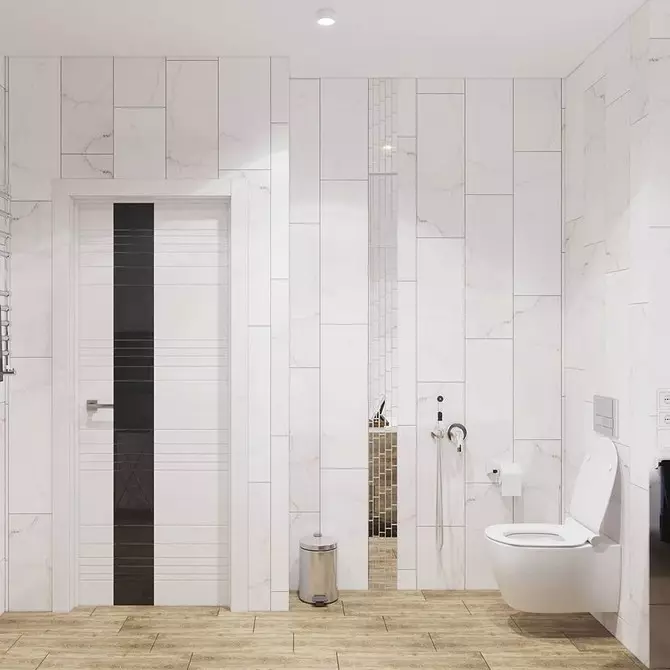 Elegant und schön: Mosaik im Design des Badezimmers (66 Fotos) 2724_76