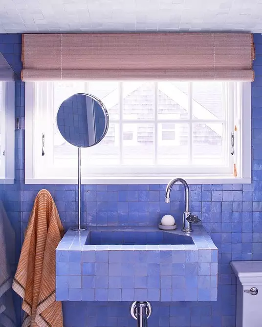 रमाइलो र सुन्दर: बाथरूमको डिजाइनमा मोजेक (66 66 फोटो) 2724_92