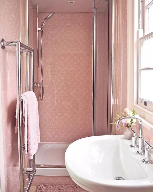 रमाइलो र सुन्दर: बाथरूमको डिजाइनमा मोजेक (66 66 फोटो) 2724_96