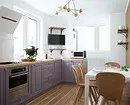 Kaip organizuoti virtuvę su dviem langais: dizaino parinktys Priklausomai nuo planavimo 2754_29
