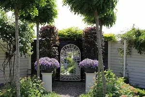 7 raisons d'inclure un miroir dans la décoration du jardin (vous avez même pensé!) 2763_1