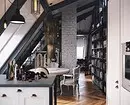 Giunsa ang paghan-ay sa usa ka balay sa nasud sa estilo sa Loft: Mga Tip ug 3 Tinuod nga mga Ehemplo gikan sa mga Designers 2766_70