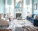 We draw up a living room in turquoise tones: the best designer techniques and color combinations 2829_112