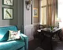 אנו מציירים חדר מגורים בצלילים טורקיז: טכניקות המעצב הטובות ביותר וצילומי הצבעים 2829_12