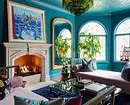 We draw up a living room in turquoise tones: the best designer techniques and color combinations 2829_53