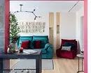אנו מציירים חדר מגורים בצלילים טורקיז: טכניקות המעצב הטובות ביותר וצילומי הצבעים 2829_65