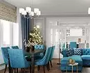 We draw up a living room in turquoise tones: the best designer techniques and color combinations 2829_8