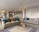 We draw up a living room in turquoise tones: the best designer techniques and color combinations 2829_81