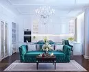We draw up a living room in turquoise tones: the best designer techniques and color combinations 2829_85
