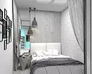 9 ایده های سرد برای تزئین یک اتاق خواب با مساحت 9 متر مربع. M. 28433_2