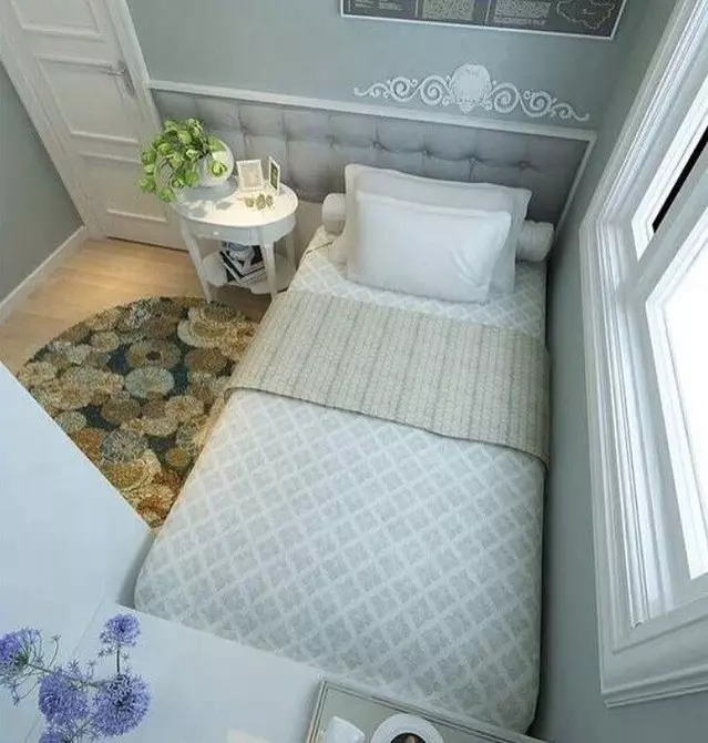 9 ایده های سرد برای تزئین یک اتاق خواب با مساحت 9 متر مربع. M. 28433_76