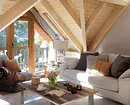 Mansard, sheathed with clapboard: make out the room with its functionality (75 photos) 2865_104