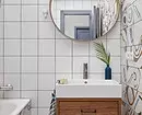 Жижиг угаалгын өрөөний зураг төсөл, чимэглэлийн 8 дизайнер техник 2880_7