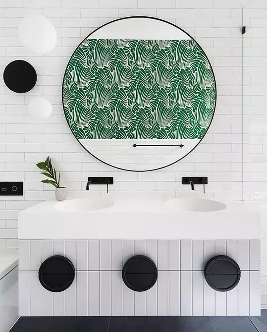 Deseño de baño verde: use cor, como profesionais 2889_105