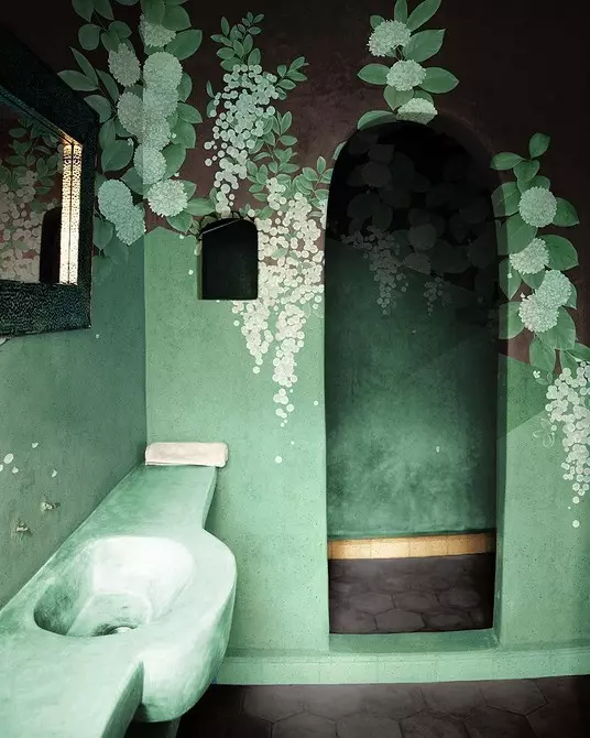 Design del bagno verde: utilizzare il colore, come i professionisti 2889_113