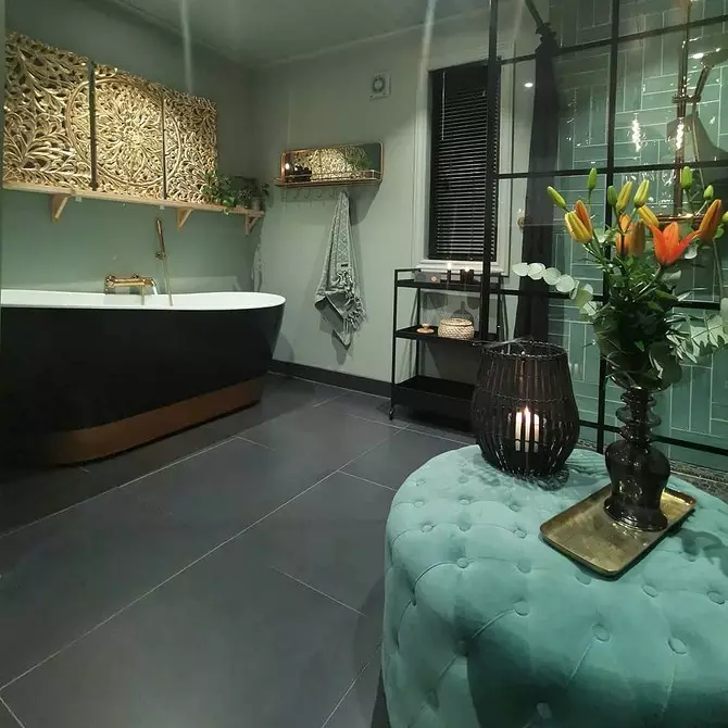 Desain kamar mandi: nganggo warna, sapertos profésional 2889_117