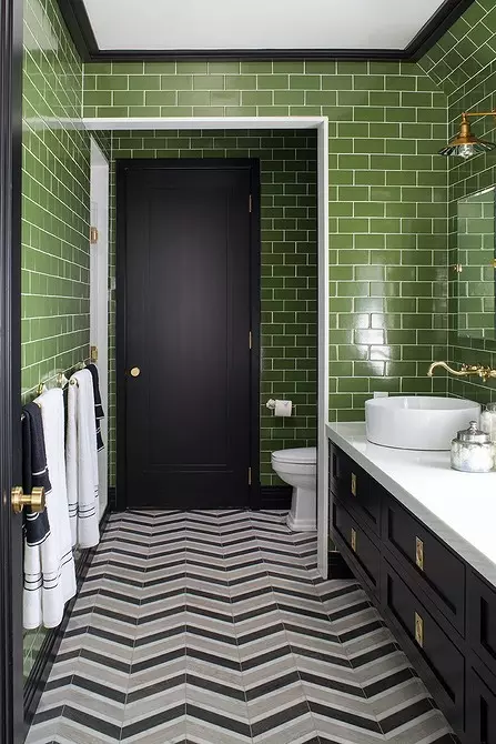 Design del bagno verde: utilizzare il colore, come i professionisti 2889_127