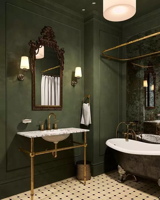 Vihreä kylpyhuone suunnittelu: Käytä väriä, kuten ammattilaisia 2889_129