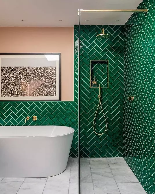 Desain kamar mandi: nganggo warna, sapertos profésional 2889_131