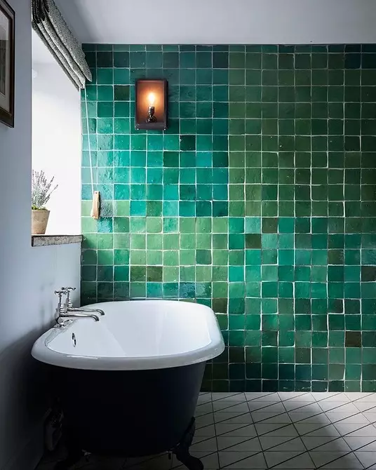 Deseño de baño verde: use cor, como profesionais 2889_132