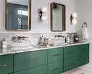 ग्रीन बाथरूम डिजाइन: पेशेवरों की तरह रंग का उपयोग करें 2889_142