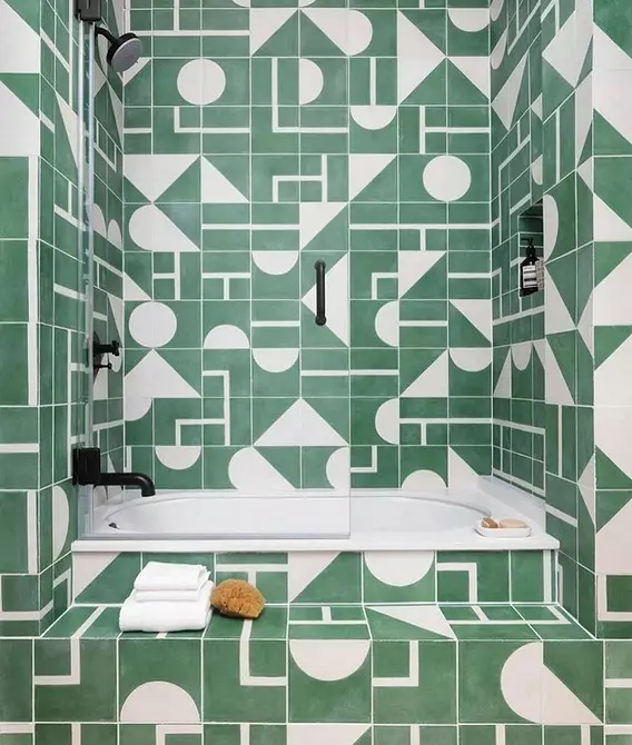 Deseño de baño verde: use cor, como profesionais 2889_15
