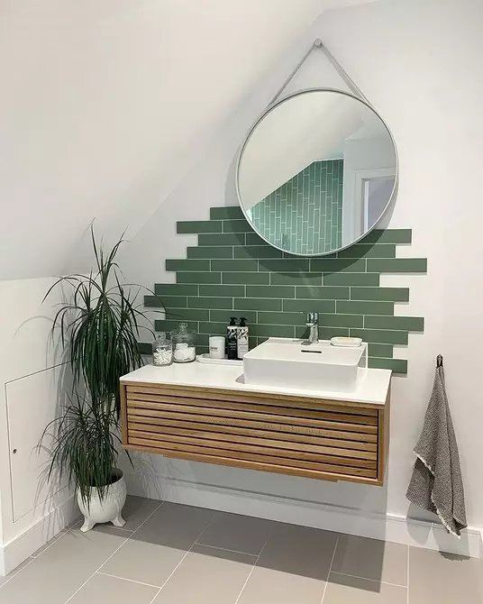 Roheline vannitoa disain: kasutage värvi, nagu spetsialistid 2889_150