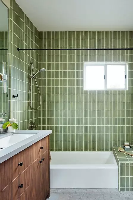 Deseño de baño verde: use cor, como profesionais 2889_151