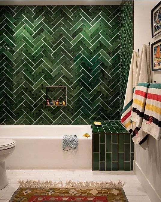 Desain kamar mandi: nganggo warna, sapertos profésional 2889_152