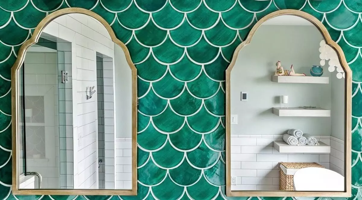 綠色浴室設計：使用顏色，如專業人士