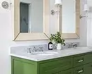 Diseño de baño verde: uso de color, como profesionales 2889_24