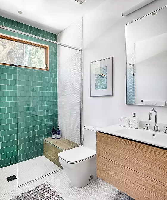 Roheline vannitoa disain: kasutage värvi, nagu spetsialistid 2889_34