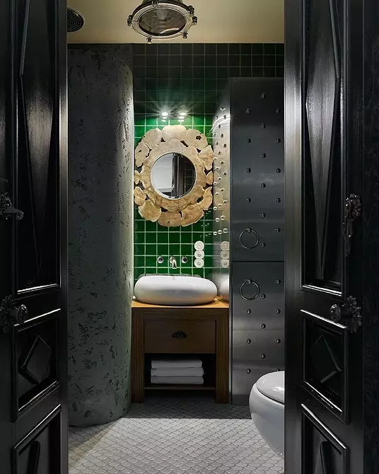 Roheline vannitoa disain: kasutage värvi, nagu spetsialistid 2889_37