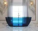 Trend design av det blå badrummet: rätt finish, val av färg och kombination 2892_129