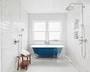 A kék fürdőszoba trendje: megfelelő befejezés, színes és kombináció választása 2892_138