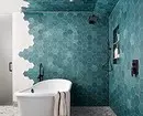 Reka bentuk trend bilik mandi biru: selesai yang betul, pilihan warna dan gabungan 2892_41