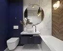 Дизајн трендова плавог купатила: правилан финиш, избор боје и комбинације 2892_5