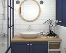 Дизајн трендова плавог купатила: правилан финиш, избор боје и комбинације 2892_6