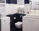 Conception de tendance de la salle de bain bleue: finition appropriée, choix de couleur et combinaison 2892_62