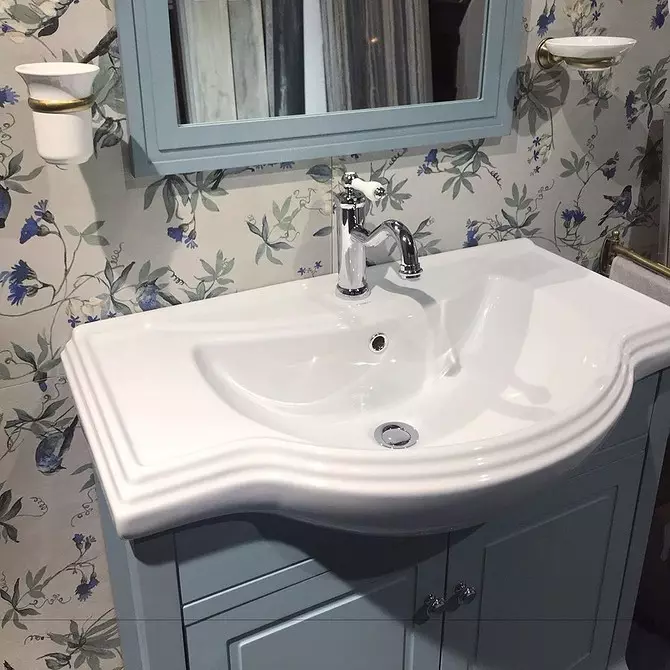 Trend design av det blå badrummet: rätt finish, val av färg och kombination 2892_67
