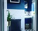 Conception de tendance de la salle de bain bleue: finition appropriée, choix de couleur et combinaison 2892_92