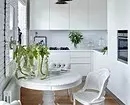 Hvilken tabell topp for å velge for hvitt kjøkken: 4 universelle farger og 6 populære materialer 28937_24